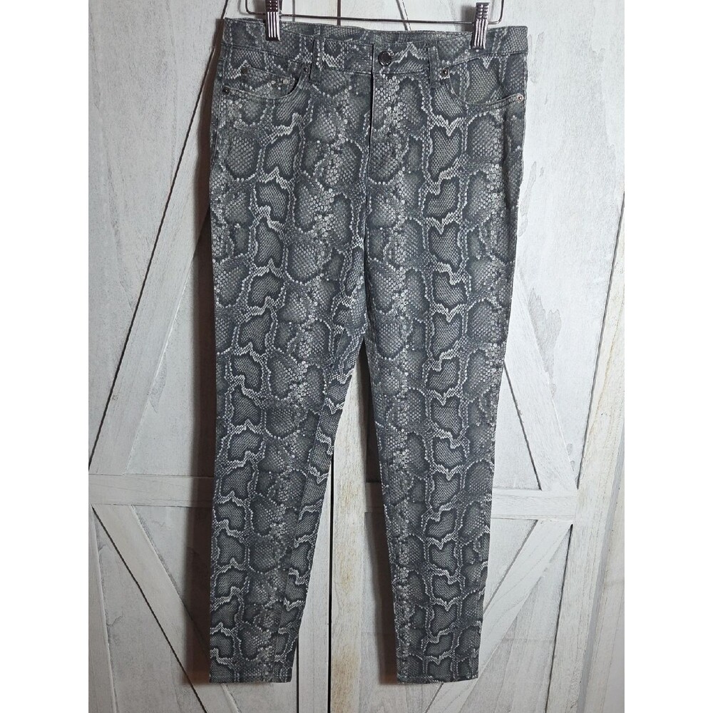 Michael Kors Snake Print Jeans Size 6